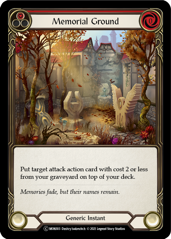 Memorial Ground (Red) [U-MON303] Unlimited Edition Normal