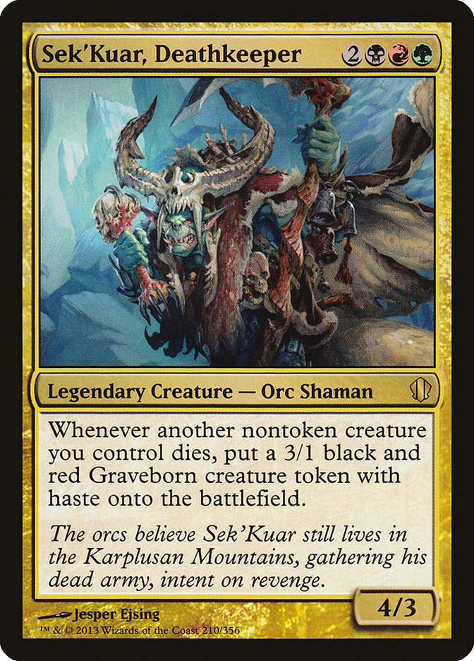Sek'Kuar, Deathkeeper [Commander 2013] | HFX Games