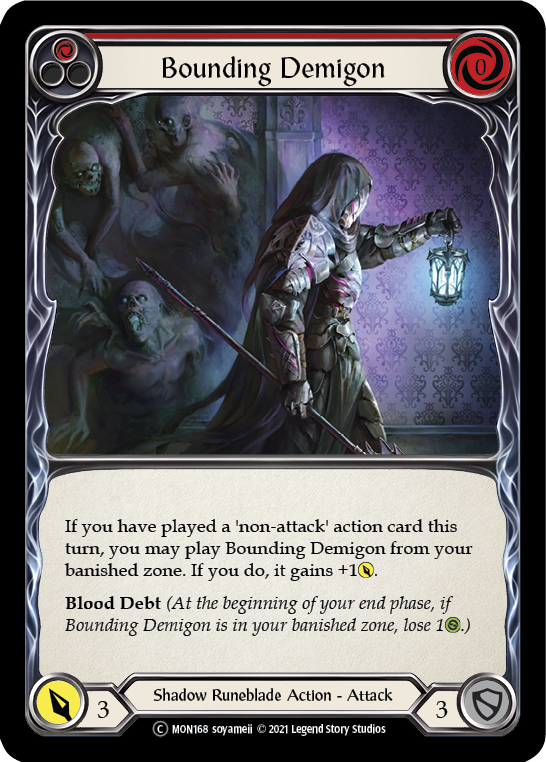 Bounding Demigon (Red) [U-MON168] Unlimited Edition Normal