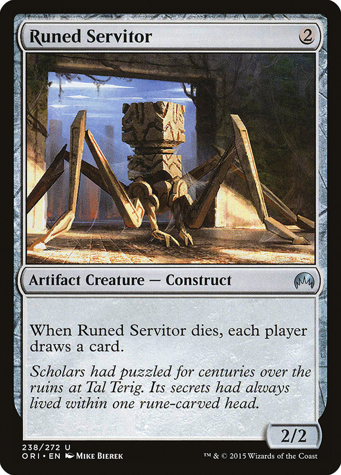 Runed Servitor [Magic Origins]