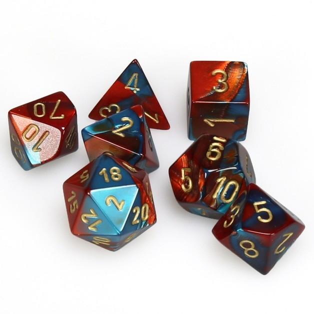 Chessex: Polyhedral Gemini Dice sets