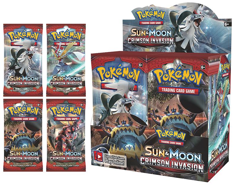 POKÉMON TCG Sun & Moon Crimson Invasion Booster
