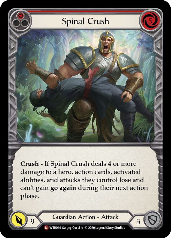 Spinal Crush [WTR044] Unlimited Edition Rainbow Foil