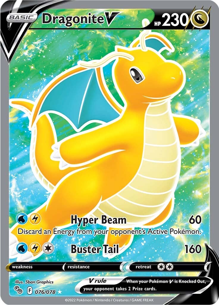 Dragonite V (076/078) [PokÃƒÂ©mon GO]