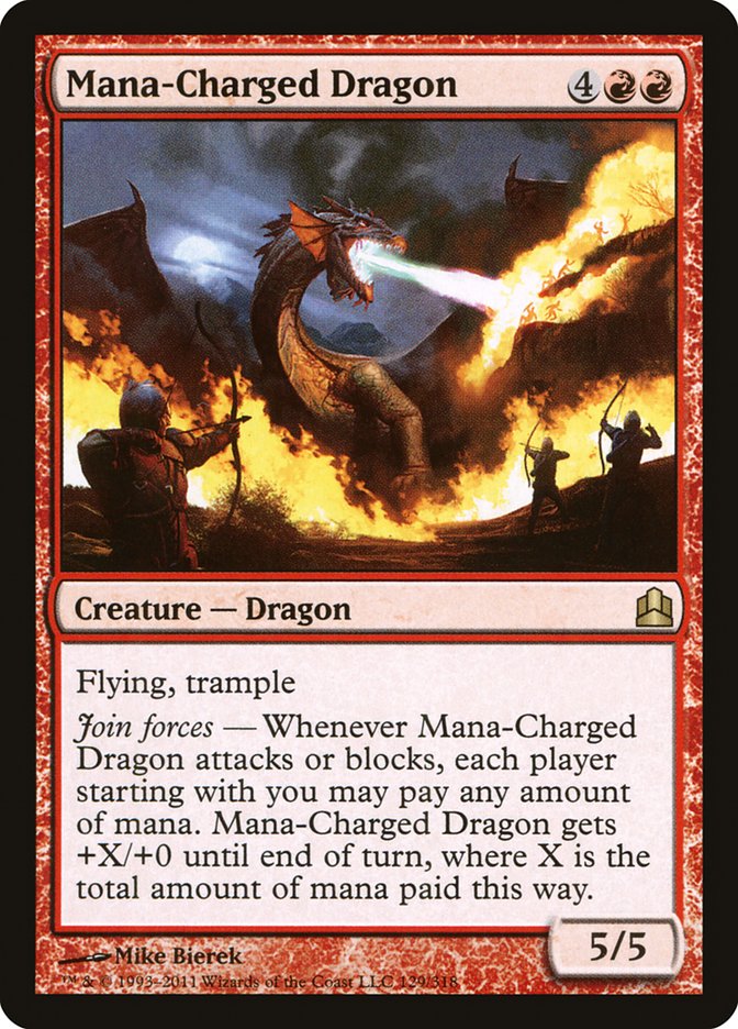 Mana-Charged Dragon [Commander 2011] | HFX Games
