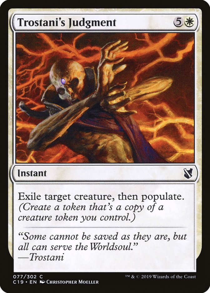 Trostani's Judgment [Commander 2019]