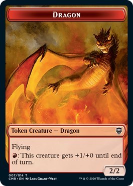 Dragon // Soldier Double-sided Token [Commander Legends]