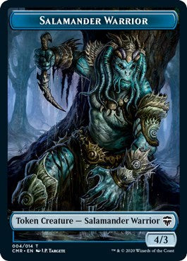 Salamander Warrior // Zombie Double-sided Token [Commander Legends]