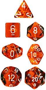 Chessex: Polyhedral Translucent Dice sets