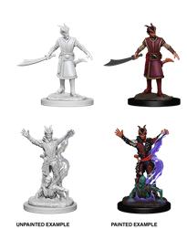 D&D Nolzur's Marvelous Miniatures: Tiefling Male Warlock