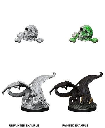 D&D Nolzur's Marvelous Miniatures: Black Dragon Wyrmling