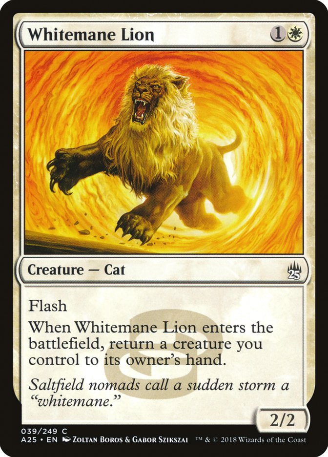 Whitemane Lion [Masters 25] | HFX Games