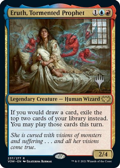 Eruth, Tormented Prophet (Promo Pack) [Innistrad: Crimson Vow Promo Pack]