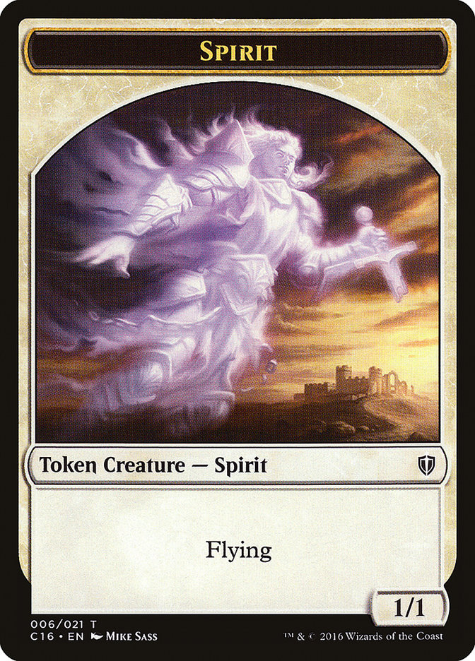 Saproling (016) // Spirit (006) Double-Sided Token [Commander 2016 Tokens] | HFX Games
