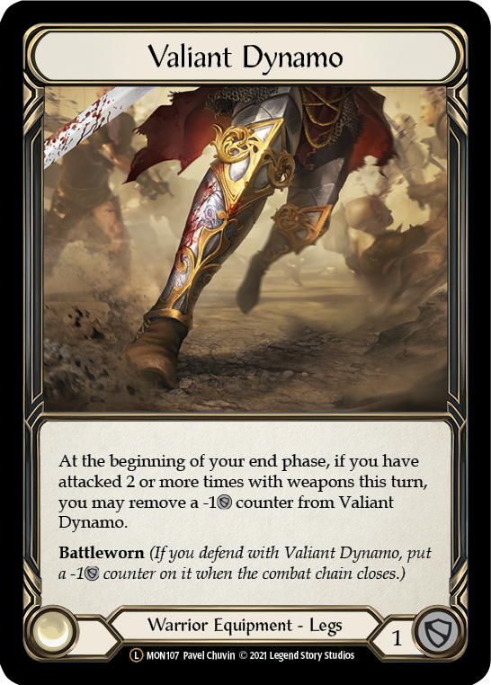 Valiant Dynamo (Rainbow Foil) [U-MON107-RF] Unlimited Edition Rainbow Foil