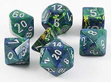 Chessex: Polyhedral Festive Dice sets