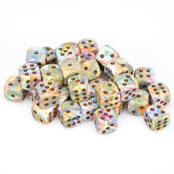 Chessex: D6 Festive DICE SET - 12MM