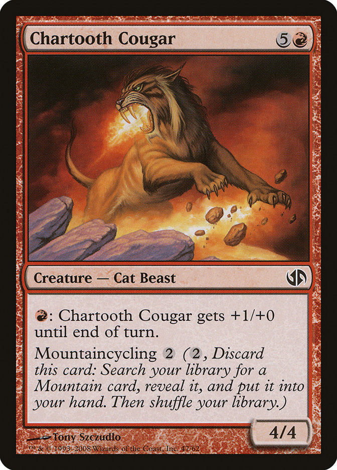 Chartooth Cougar [Duel Decks: Jace vs. Chandra] | HFX Games