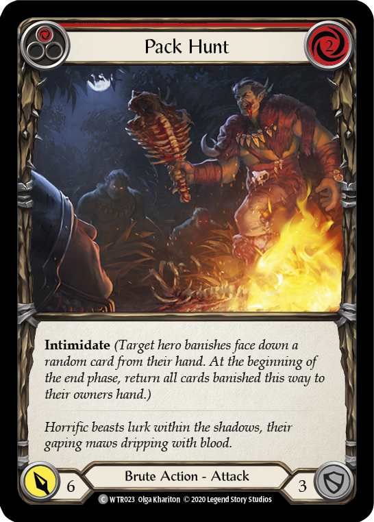 Pack Hunt (Red) [WTR023] Unlimited Edition Rainbow Foil