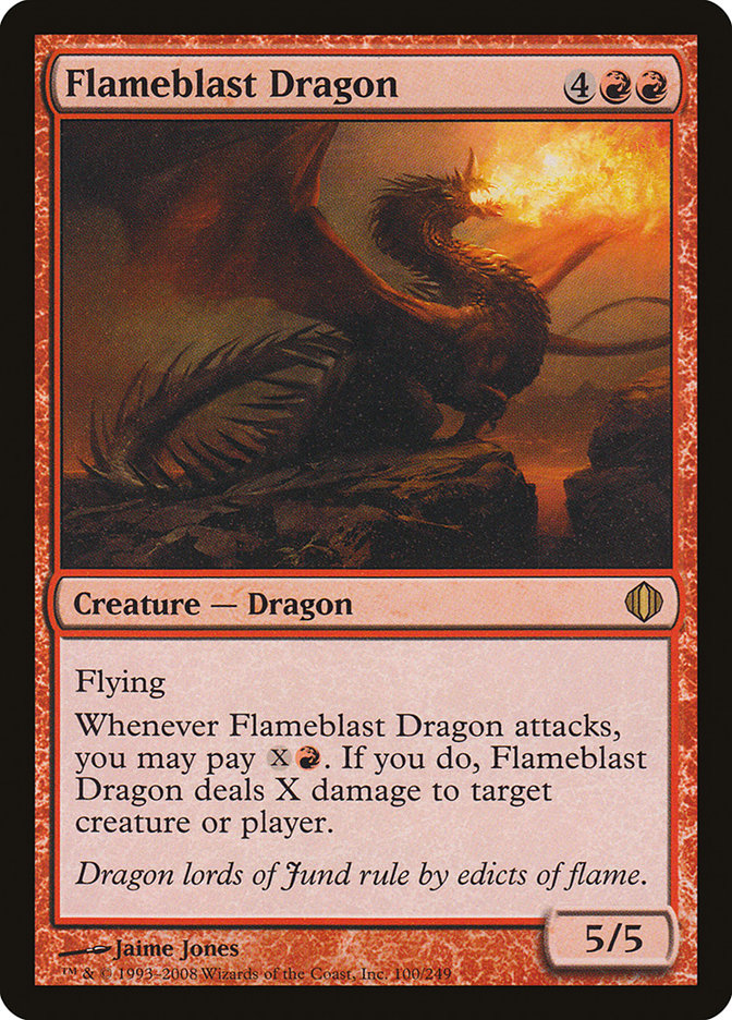Flameblast Dragon [Shards of Alara]
