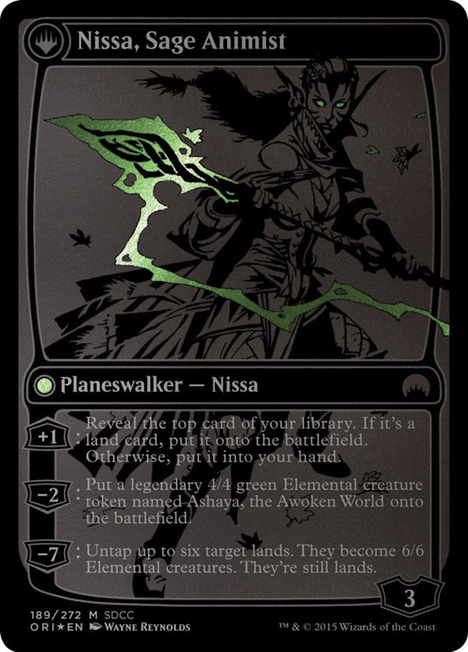 Nissa, Vastwood Seer // Nissa, Sage Animist [San Diego Comic-Con 2015] | HFX Games