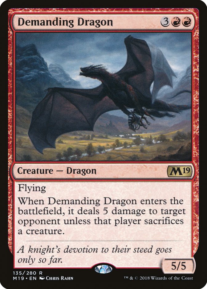 Demanding Dragon [Core Set 2019] | HFX Games