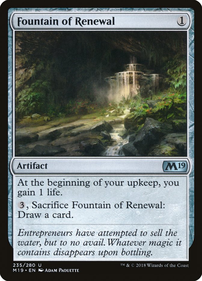 Fountain of Renewal [Core Set 2019] | HFX Games
