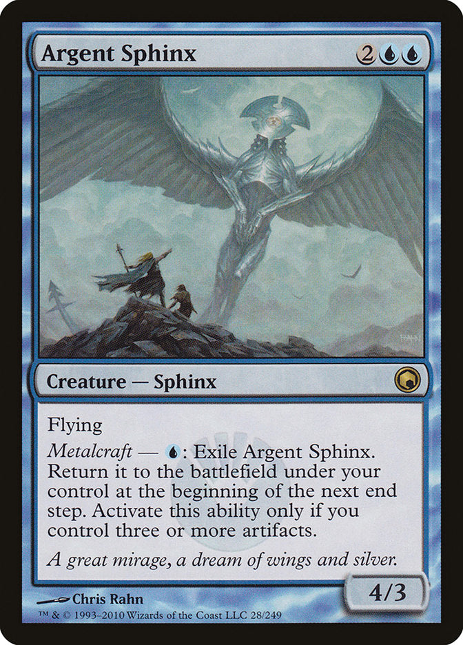 Argent Sphinx [Scars of Mirrodin] | HFX Games