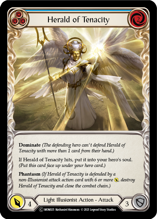 Herald of Tenacity (Blue) [U-MON025] Unlimited Edition Normal