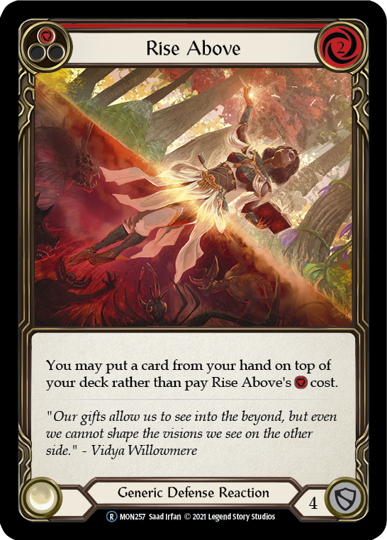 Rise Above (Red) [U-MON257] Unlimited Edition Normal