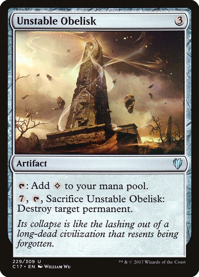Unstable Obelisk [Commander 2017] | HFX Games