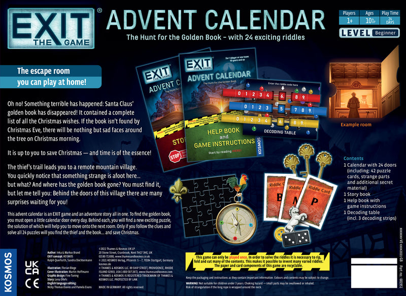 Exit: Advent Calendar The Hunt for the Golden Book