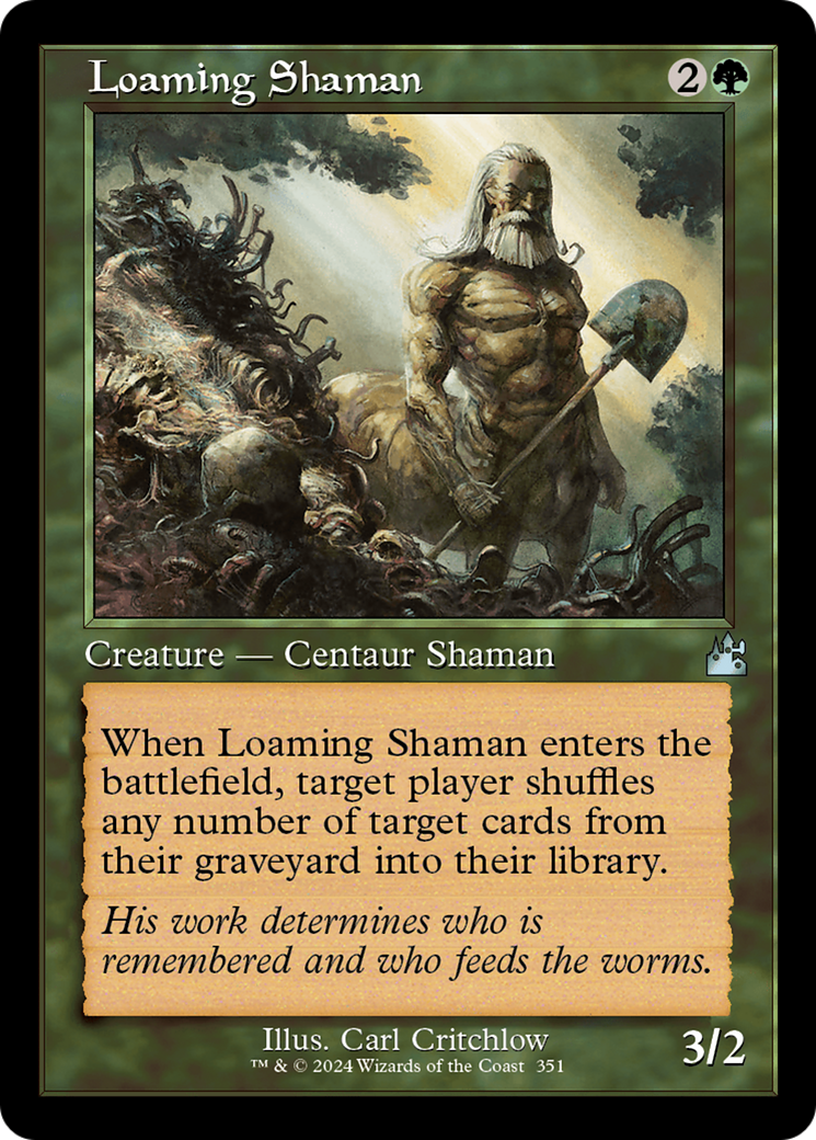 Loaming Shaman (Retro Frame) [Ravnica Remastered]