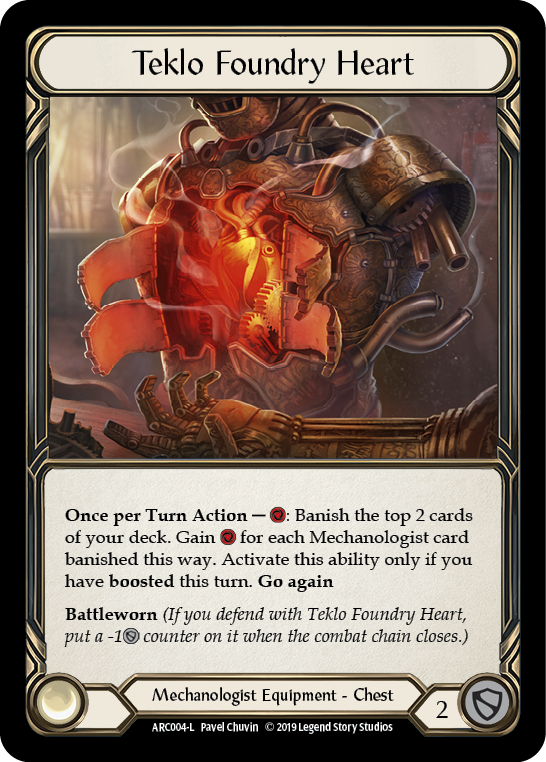 Teklo Foundry Heart [ARC004-L] 1st Edition Cold Foil