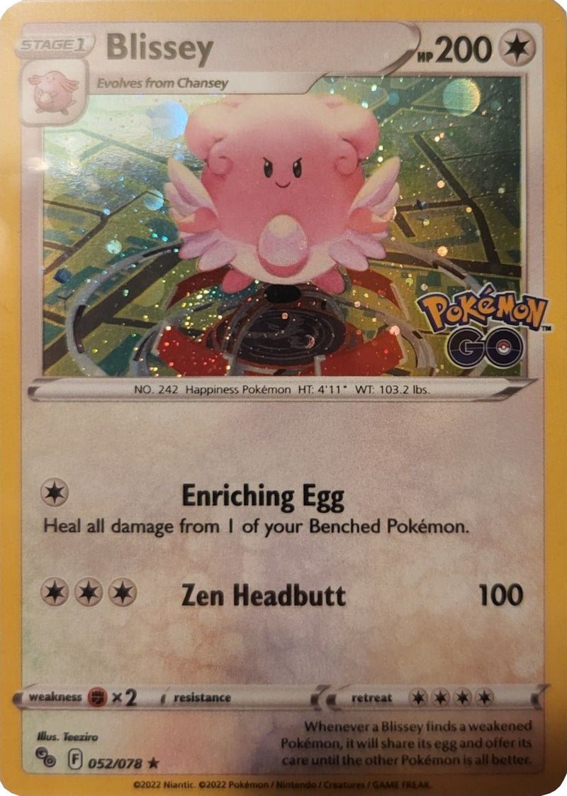 Blissey (052/078) (Cosmos Holo) [PokÃƒÂ©mon GO]