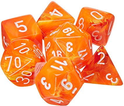 Chessex: Polyhedral Vortex Dice sets