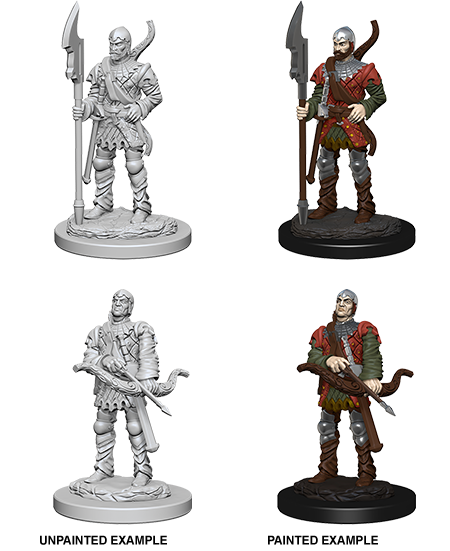 Pathfinder Battles Unpainted Miniatures: Town Guards