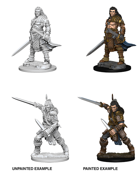 Pathfinder Battles Unpainted Miniatures: Human Male Fighter