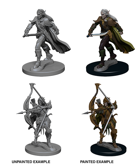 Pathfinder Battles Unpainted Miniatures: Elf Male Fighter (Bow)
