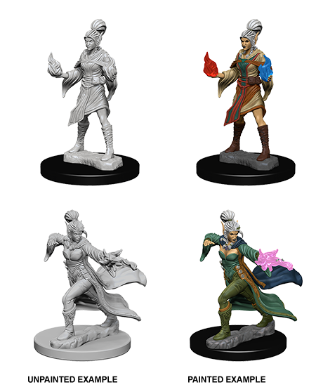 Pathfinder Battles Unpainted Miniatures: Elf Female Sorcerer