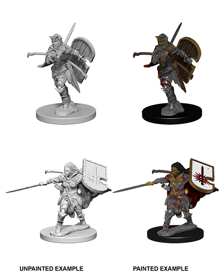 Pathfinder Battles Unpainted Miniatures: Human Female Paladin