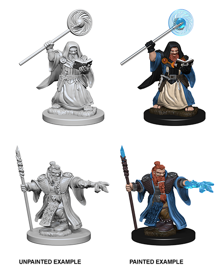 D&D Nolzur's Marvelous Miniatures: Dwarf Male Wizard
