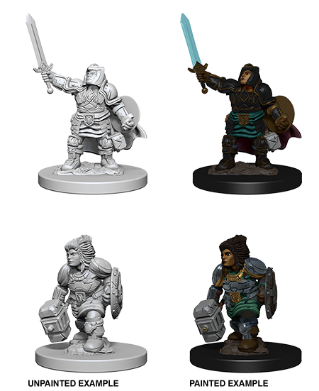 D&D Nolzur's Marvelous Miniatures: Dwarf Female Paladin