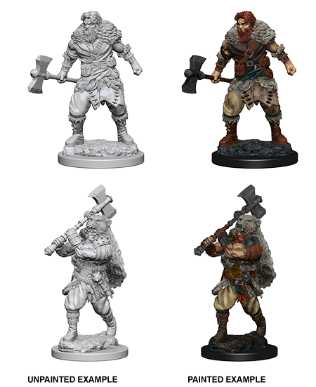 D&D Nolzur's Marvelous Miniatures: Human Male Barbarian