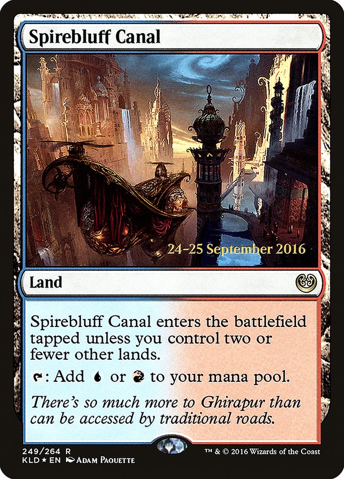 Spirebluff Canal [Kaladesh Prerelease Promos] | HFX Games