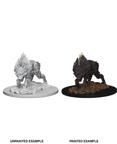 Pathfinder Battles Unpainted Miniatures: Dire Wolf