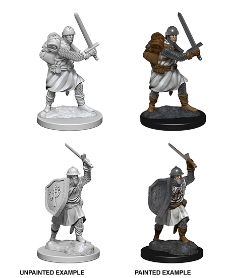 Pathfinder Battles Unpainted Miniatures: Infantrymen