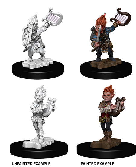 Pathfinder Battles Unpainted Miniatures: Gnome Male Bard