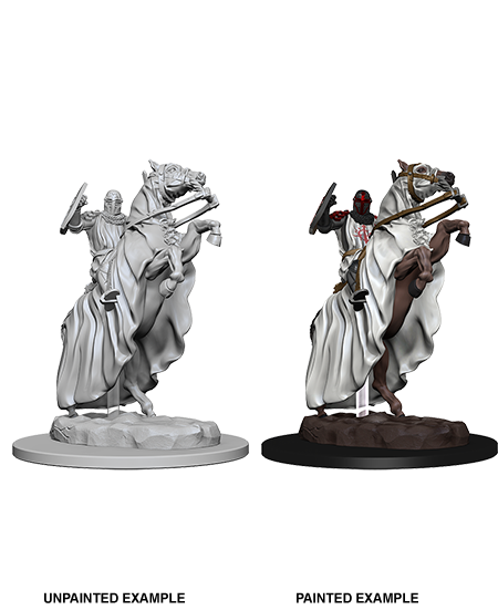 Pathfinder Battles Unpainted Miniatures: Knight on Horse