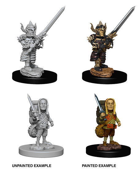 D&D Nolzur's Marvelous Miniatures: Halfling Male Fighter